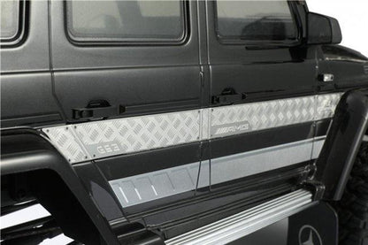 GPM RC CAR STAINLESS STEEL SLIP PROOF TREAD TRAXXAS TRX-4 (AMG VERSION) BLACK