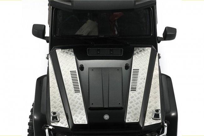 GPM STAINLESS STEEL SLIP PROOF TREAD & FENDER VENT TRAXXAS TRX-4 / TRX-6 BLACK