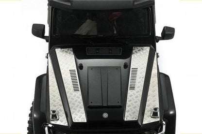 GPM STAINLESS STEEL SLIP PROOF TREAD & FENDER VENT TRAXXAS TRX-4 / TRX-6 BLACK