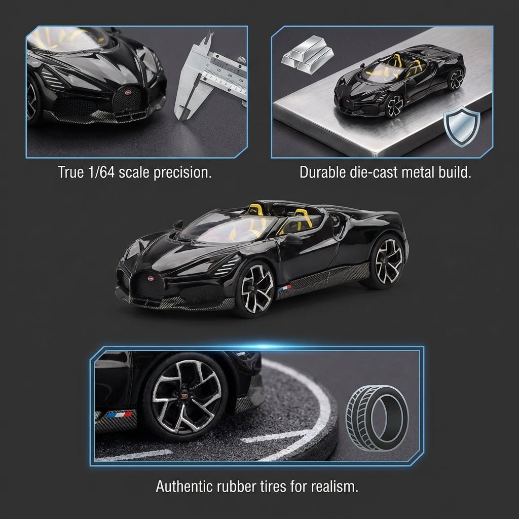 TurboSpeed W16 Mistral™ - 1/64 Limited Edition Diecast Model Car  free shipping USA