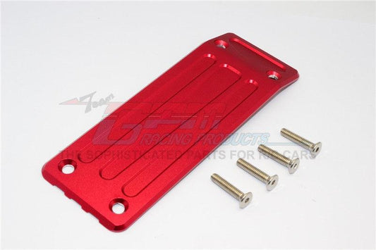 GPM TXM331R-RED ALUMINUM REAR SKID PLATE TRAXXAS X-MAXX 4X4