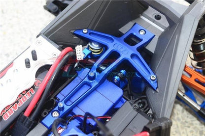 Gpm TXMS048C-B Aluminum Front Chassis Brace Blue (5Pieces Set) Traxxas Maxx