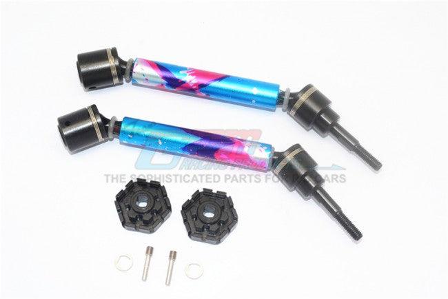 Gpm Arden Steel/Aluminum F/R Adjustable CVD Drive Shaft Blue Traxxas Maxx
