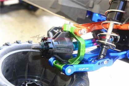 Gpm Arden Steel/Aluminum F/R Adjustable CVD Drive Shaft Blue Traxxas Maxx