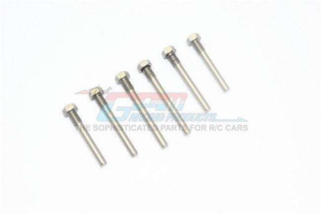 GPM STAINLESS STEEL FRONT/REAR SUSPENSION SCREW PIN TRAXXAS 1/10 MAXX