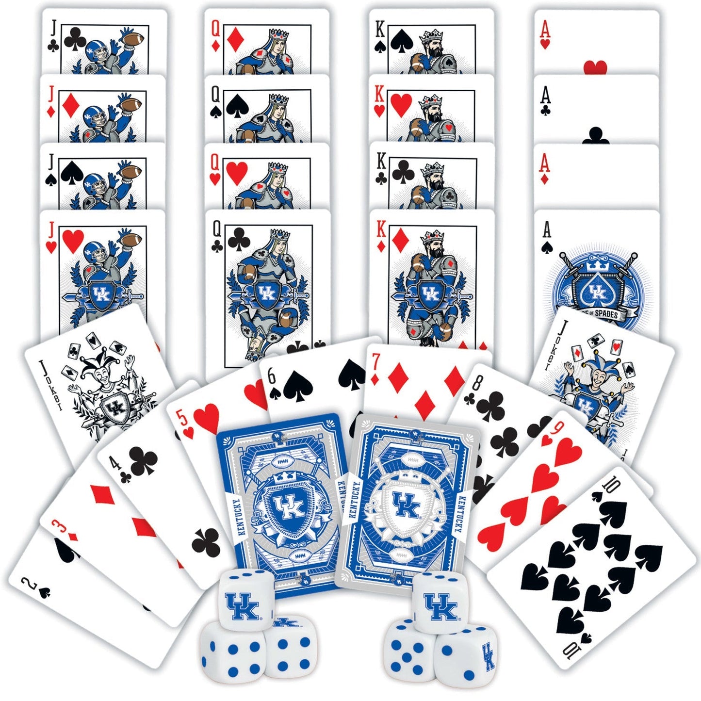 Kentucky Wildcats - 2-Pack Playing Cards & Dice Set by MasterPieces Puzzle Company INC