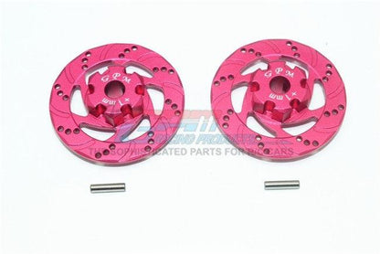 GPM ALUMINUM +1MM HEX WITH BRAKE DISK TRAXXAS UNLIMITED DESERT RACER RED
