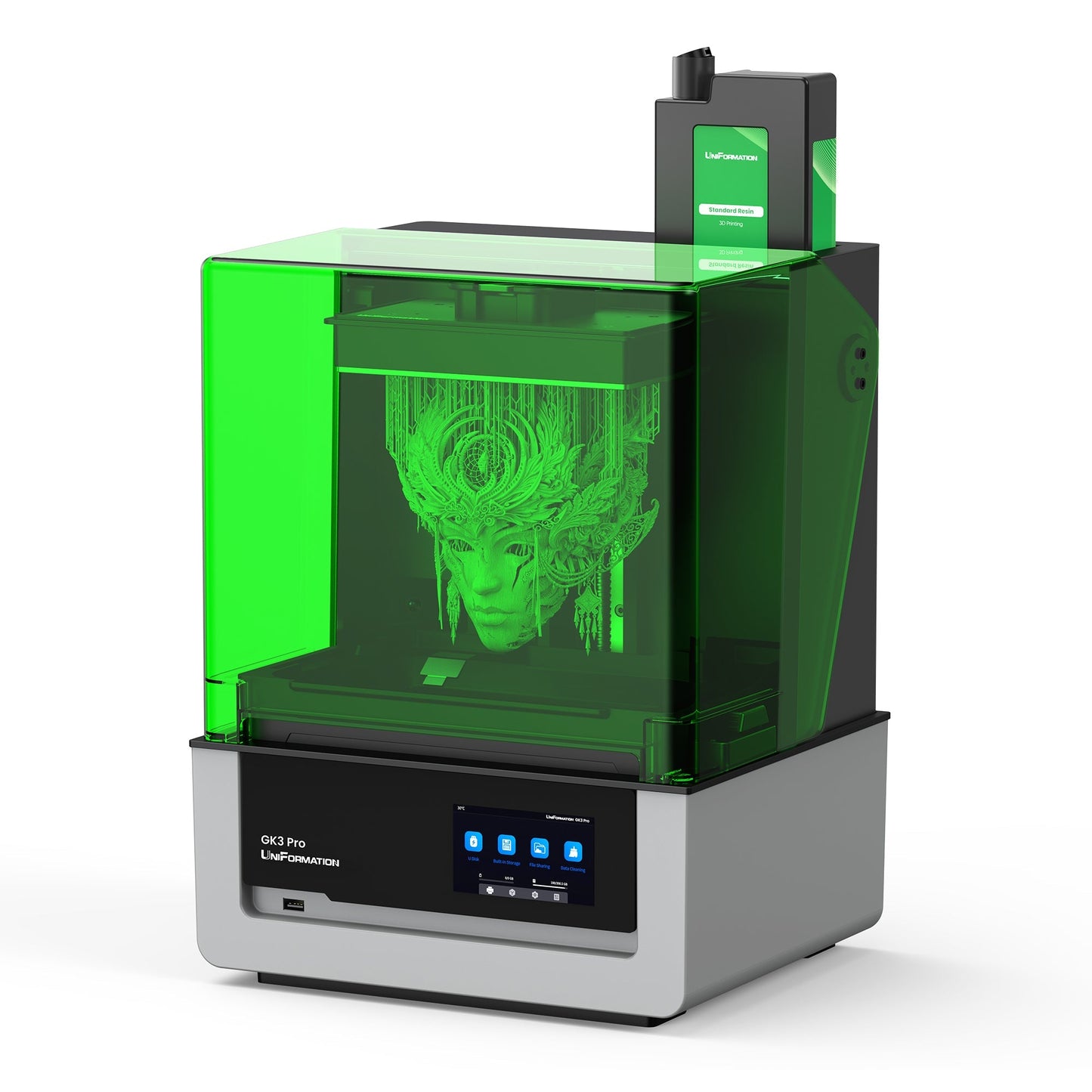 UniFormation GK3 PRO 16k Resin 3D Printer 385nm UV SLA Printer with Industrial Grade Quality