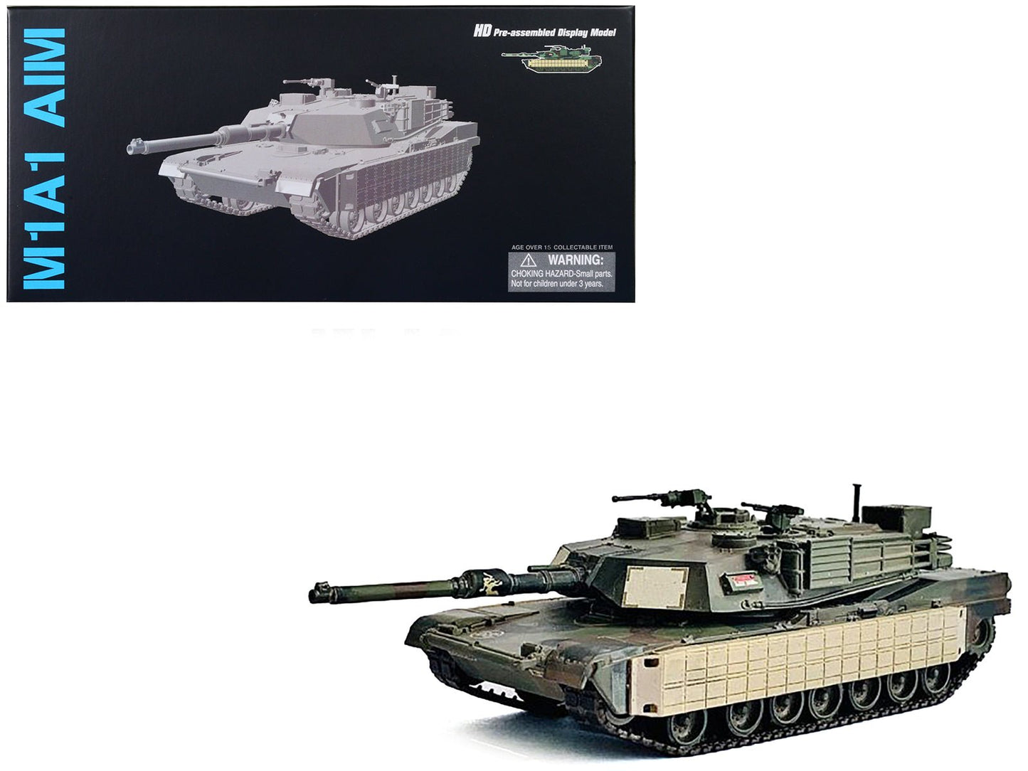 United States M1A1 AIM TUSK Tank "1-4 Cav 'Quarterhorse' 1st Infantry Division Iraq" (2004) "NEO Dragon Armor" Series 1/72 Plastic Model by Dragon Models  free shipping USA