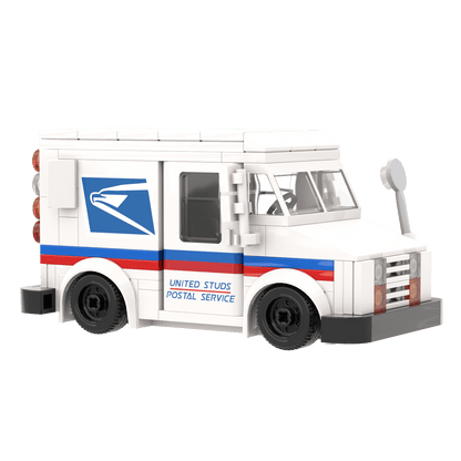 United Studs Postal Service Mail Delivery Truck - Custom Set - Made Using LEGO® Parts
