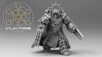 Templar Argenta by Atlan Forge – 5-Man Modular Resin Printed Grimdark Squad (28/32mm)
