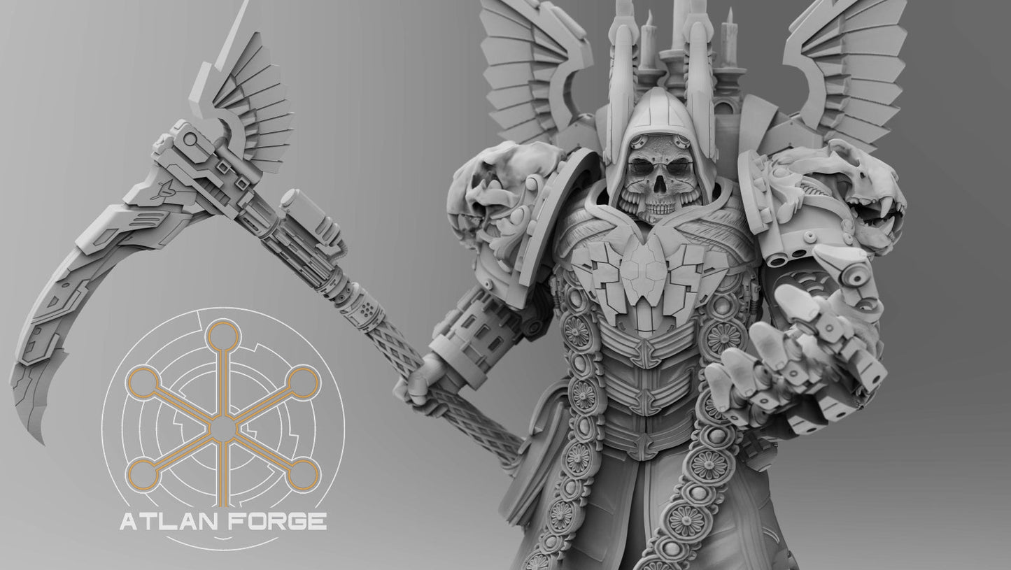 Angelic Soul Reaper by Atlan Forge - Resin Printed Grimdark Mini (28/32mm)