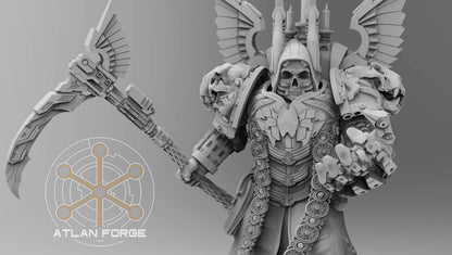Angelic Soul Reaper by Atlan Forge - Resin Printed Grimdark Mini (28/32mm)