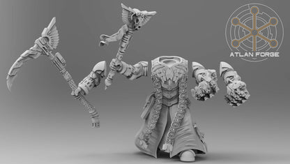 Angelic Soul Reaper by Atlan Forge - Resin Printed Grimdark Mini (28/32mm)