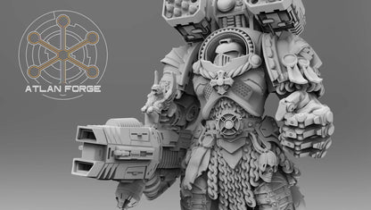 Templar Crusaders by Atlan Forge – 5-Man Modular Resin Printed Grimdark Squad (28/32mm)