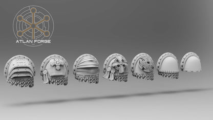 Templar Crusaders by Atlan Forge – 5-Man Modular Resin Printed Grimdark Squad (28/32mm)