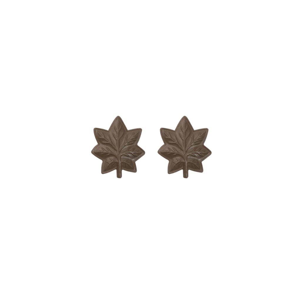 U.S. Marine Corps Major Subdued Brown Metal Pin On Collar Rank