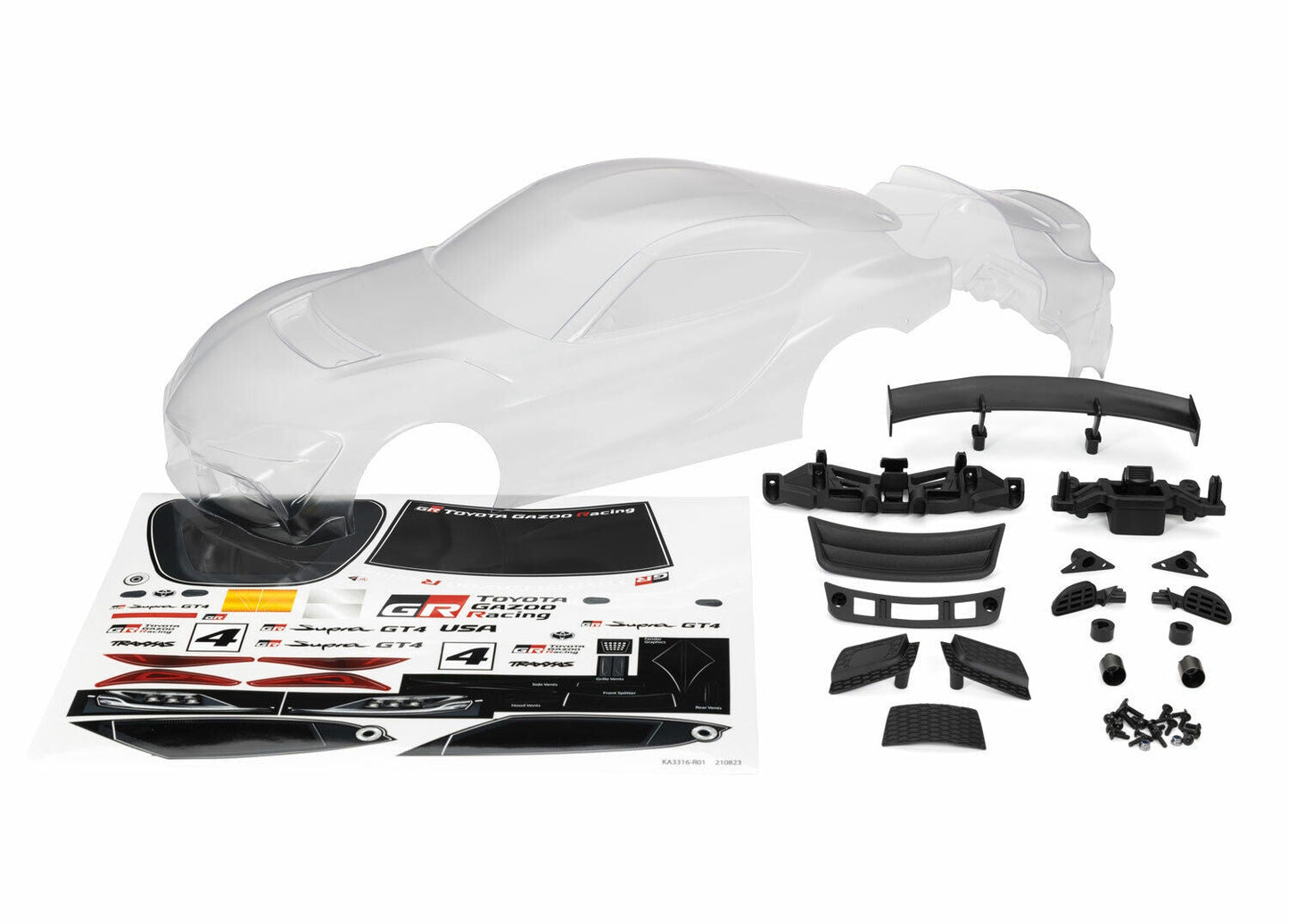 Traxxas 9340 Toyota Supra GT4 Body Clear