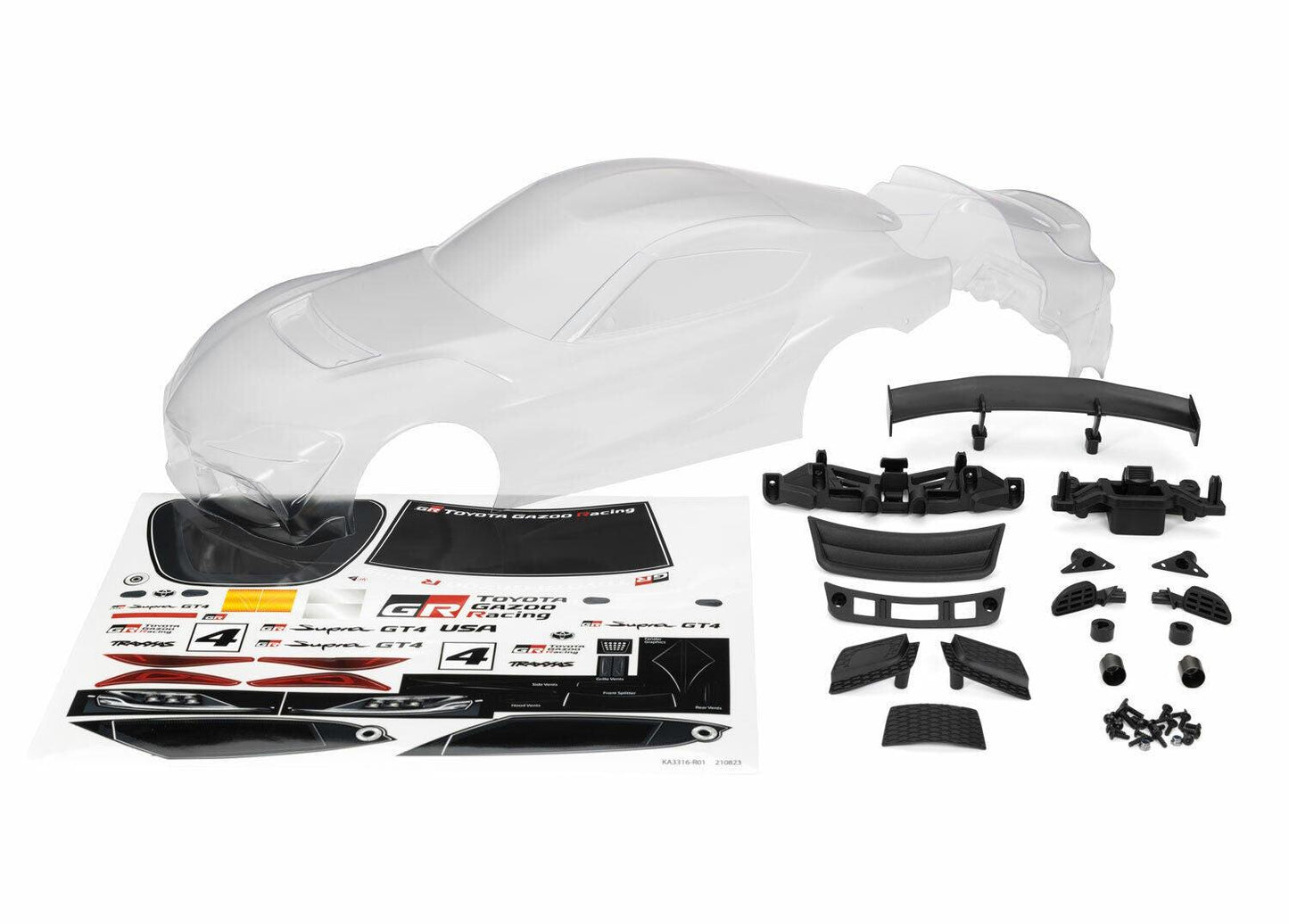 Traxxas 9340 Toyota Supra GT4 Body Clear