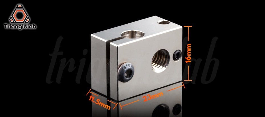 V6 Titanium Alloy / Plated Copper Hotend Kit