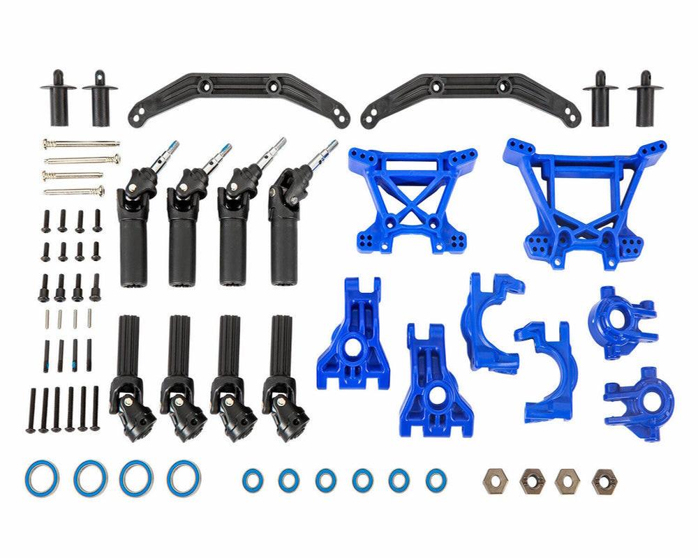 Traxxas 9080X Extreme Heavy Duty Outer Driveline and Suspension Upgrade Kit Blue
