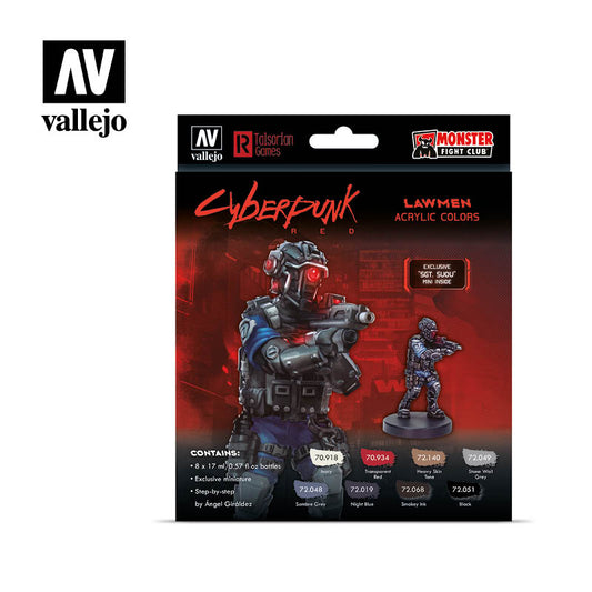 Cyberpunk Red Paint Set: Lawmen