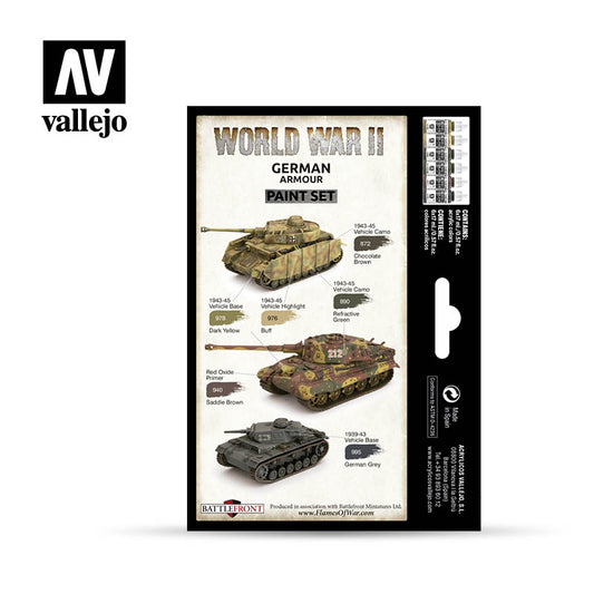 Model Color: WWII Paint Set - German Armour