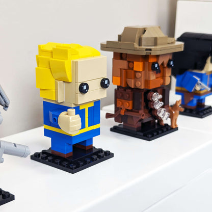Vault Boy Vault-Tec Brick Building Set - Custom Set - Made Using LEGO Parts®