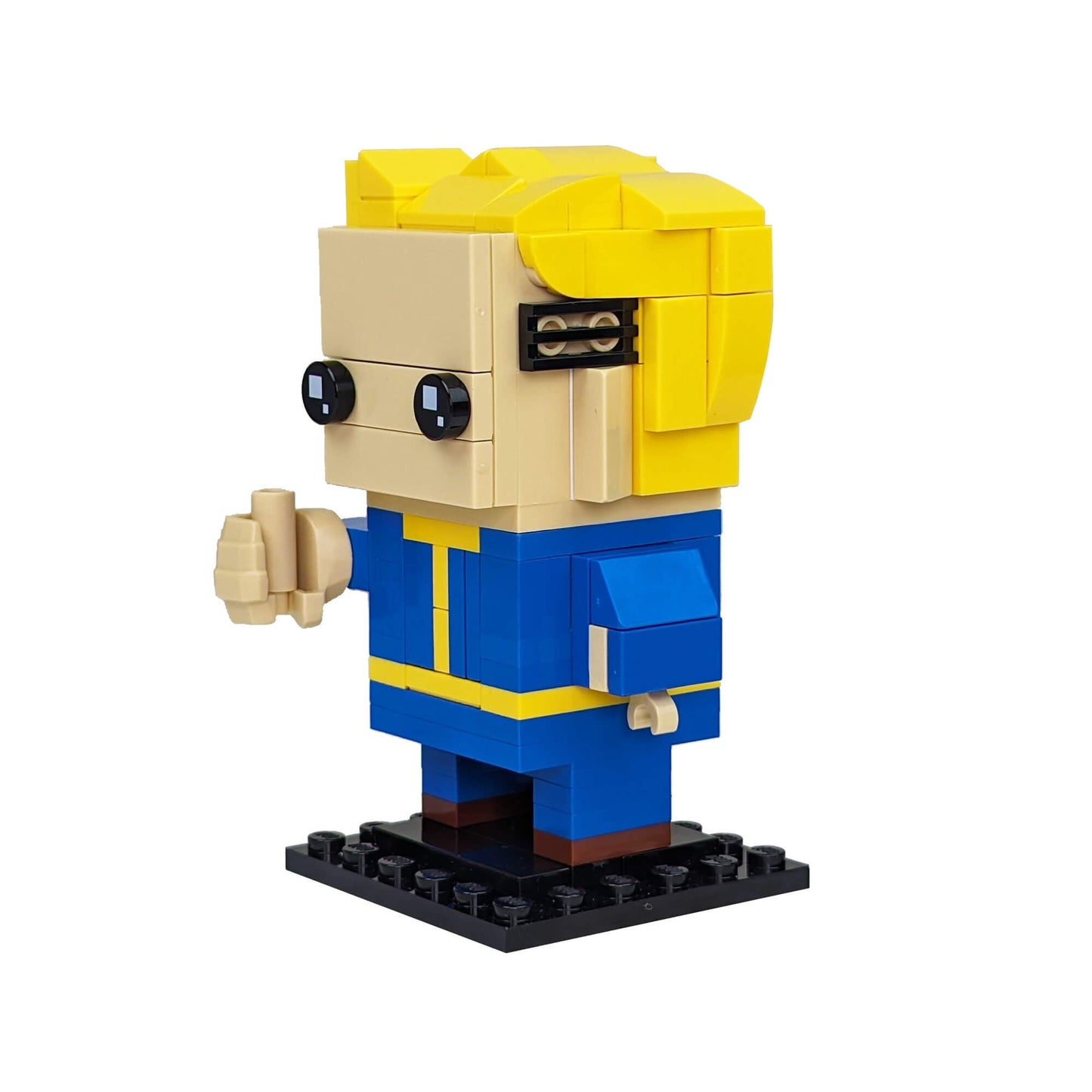 Vault Boy Vault-Tec Brick Building Set - Custom Set - Made Using LEGO Parts®