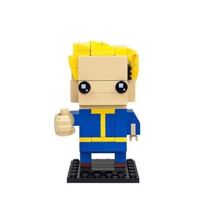 Vault Boy Vault-Tec Brick Building Set - Custom Set - Made Using LEGO Parts®