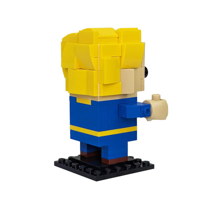 Vault Boy Vault-Tec Brick Building Set - Custom Set - Made Using LEGO Parts®