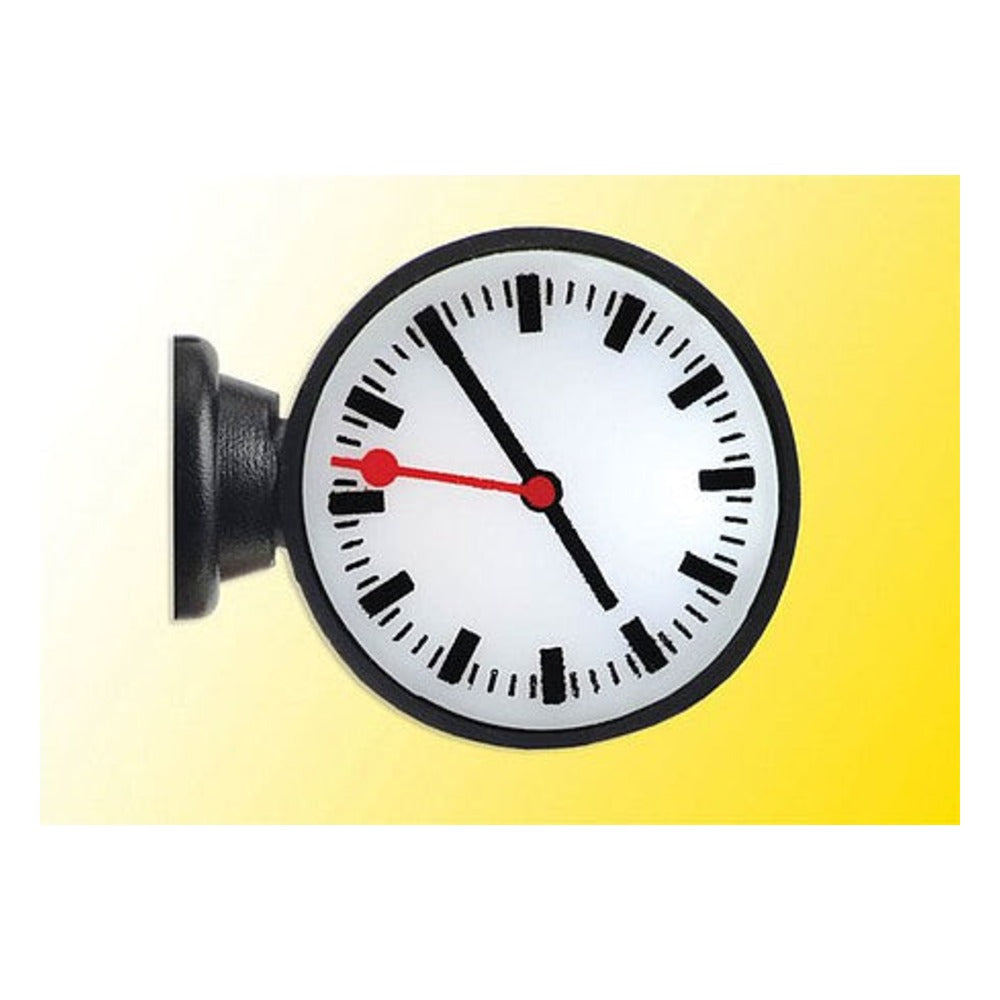 Viessmann 1383 HO Scale LED Lighted Horizontal-Mount Platform Clock -- 14-16 Volt AC or DC
