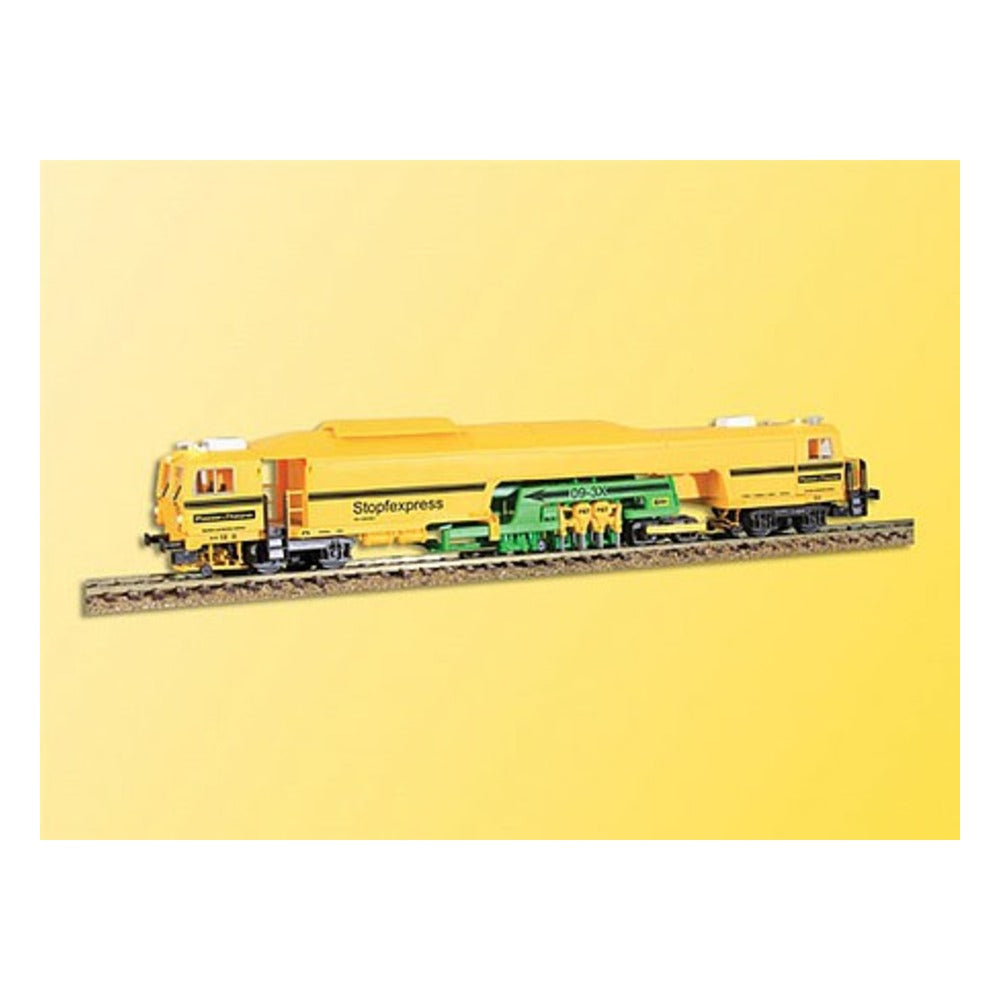 Viessmann 2691 HO Scale Plasser & Theurer 09-3X Production Tamper - 2-Rail DCC Equipped -- Stopfexpress DB (yellow, black)