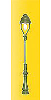 Viessmann 6728 HO Scale Standard Gas Lamp -- Green Mast, Warm White LED