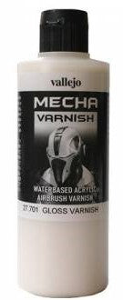 Vallejo 27701 200ml Bottle Gloss Varnish Mecha