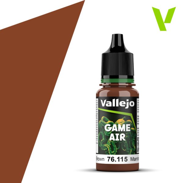 Vallejo 76115 18ml Bottle Grunge Brown Game Air (6/Bx)