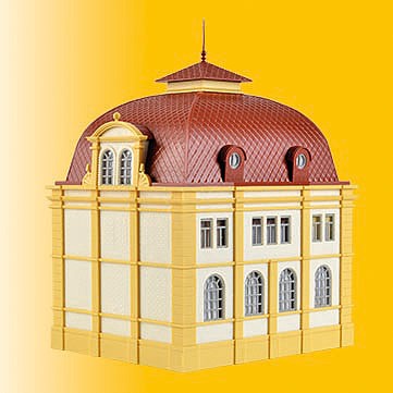 Vollmer 42004 HO Scale Embassy Building w/LED Lights -- Kit - 4-15/16 x 4-15/16 x 5-7/8"  12.5 x 12.5 x 15cm