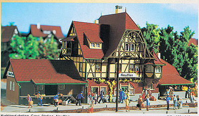 Vollmer 43510 HO Scale Neuffen Station -- 16-1/8 x 5-3/8 x 5-1/2"  41 x 13.5 x 16.5cm