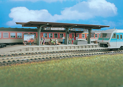 Vollmer 43535 HO Scale Rheinburg Station Platform -- Kit