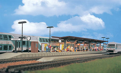 Vollmer 43536 HO Scale Seeburg Station Platform -- 38-3/8 x 2-5/8 x 2-3/8"  96 x 6.5 x 6cm