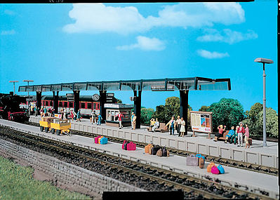 Vollmer 43538 HO Scale Modern Passenger Platform -- 43-1/8 x 1-7/8 x 2-3/4"  109.5 x 4.8 x 7cm
