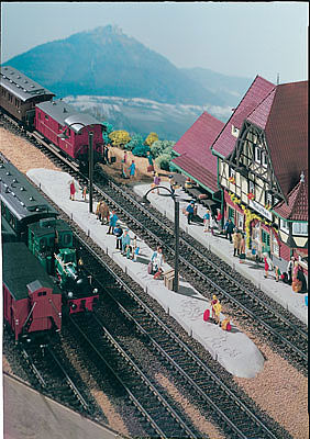 Vollmer 43539 HO Scale Station Platform Neuffen -- 17-1/8 x 1-3/8 x 3-1/8"  43.6 x 3.5 x 8cm