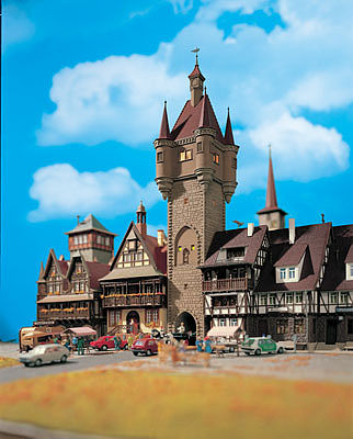 Vollmer 43900 HO Scale Rothenburg Tower -- 3-1/2 x 3-1/2 x 14-1/2"  9 x 9 x 36.5cm