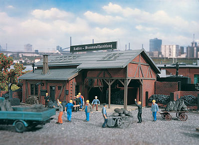 Vollmer 45615 HO Scale Coal Depot -- 7-5/8 x 5-5/8 x 4"  19 x 14 x 10cm