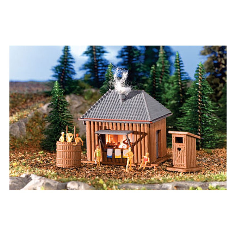 Vollmer 47758 N Scale Sauna - Kit (Plastic) -- 1-9/16 x 1-3/4 x 1-3/8" 4 x 4.5 x 3.5cm