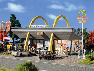 Vollmer 47765 N Scale McDonald's Restaurant -- Kit