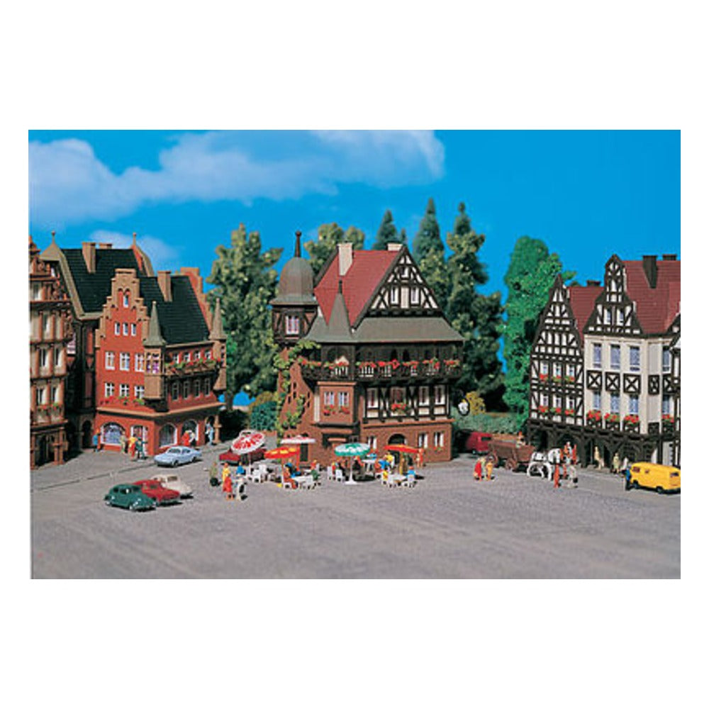 Vollmer 47772 N Scale Village Inn -- 3-1/2 x 2-7/8" 9 x 7.2cm