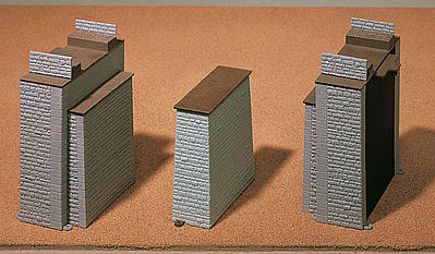 Vollmer 47820 N Scale Bridge Abutment Kit -- 1-1/4 x 2"  3.2 x 5.1cm