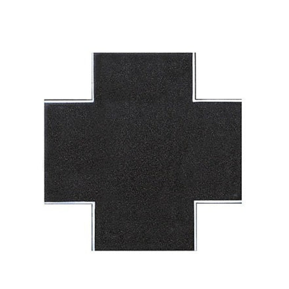 Vollmer 48261 HO Scale Weathered Asphalt Street 90-Degree Intersection