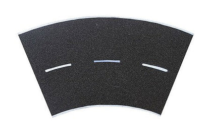 Vollmer 48267 HO Scale Weathered Asphalt Street 45 Degree Curve